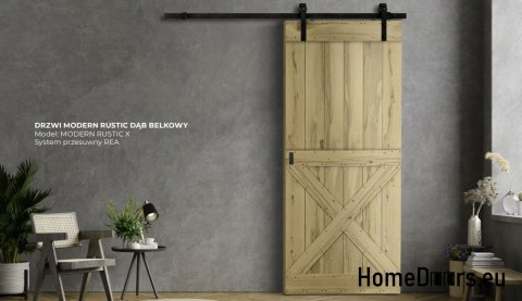 DRZWI PRZESUWNE MODERN RUSTIC X JESION SĘKATY 80 DRZWI PRZESUWNE MODERN RUSTIC X JESION SĘKATY 80