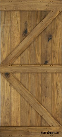 DRZWI PRZESUWNE MODERN RUSTIC K DĄB BRONZE 80