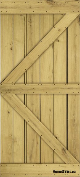 DRZWI PRZESUWNE MODERN RUSTIC K DĄB CRACK 90