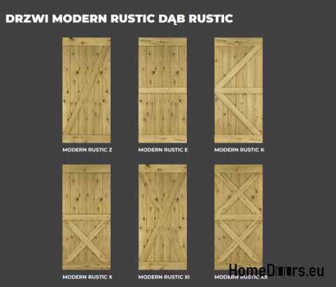 DRZWI PRZESUWNE MODERN RUSTIC K DĄB RUSTIC 90