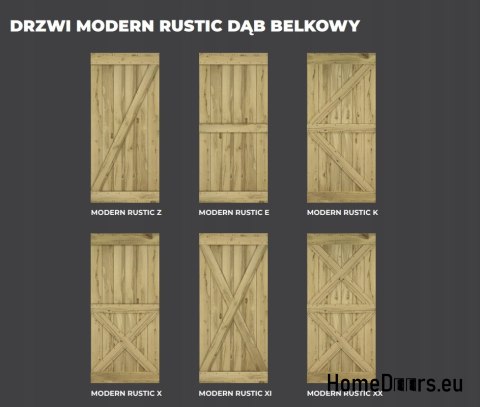 DRZWI PRZESUWNE MODERN RUSTIC Z DĄB BELKOWY 80 DRZWI PRZESUWNE MODERN RUSTIC Z DĄB BELKOWY 80