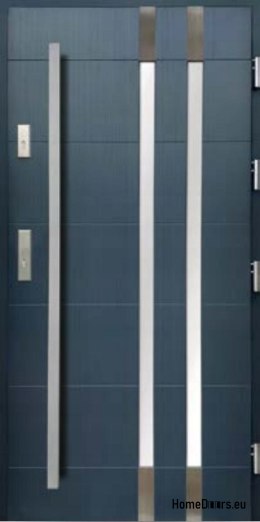 Wooden exterior door oak 82 mm BAHAR