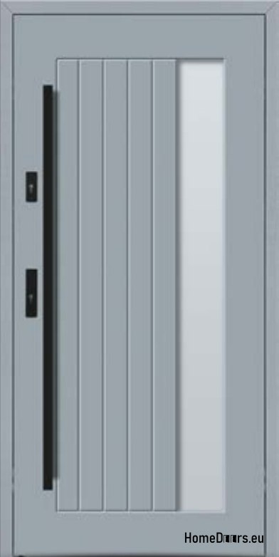 Wooden exterior door pine 74 mm NARIN