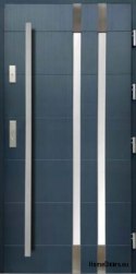 Wooden exterior door pine 82 mm BAHAR