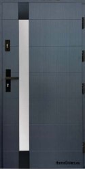 Wooden exterior door pine 82 mm GONIA