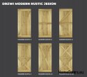 DRZWI PRZESUWNE MODERN RUSTIC Z JESION SĘKATY 90