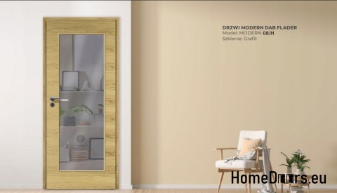 DRZWI WEWNĘTRZNE MODERN 08H DĄB BRONZE 60