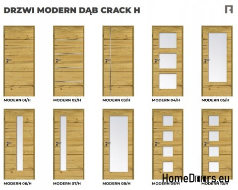 DRZWI WEWNĘTRZNE MODERN 08H DĄB CRACK 80 DRZWI WEWNĘTRZNE MODERN 08H DĄB CRACK 80