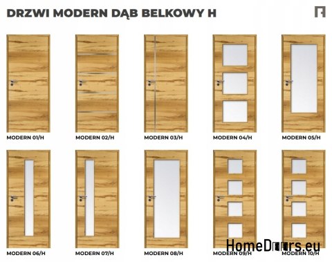 DRZWI WEWNĘTRZNE MODERN 10H DĄB BELKOWY 80 DRZWI WEWNĘTRZNE MODERN 10H DĄB BELKOWY 80