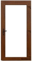 CUSTOM-MADE PVC BALCONY SHOP EXTERIOR DOORS