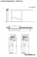 RADEX SYSTEM PRZESUWNY - STRETTO D