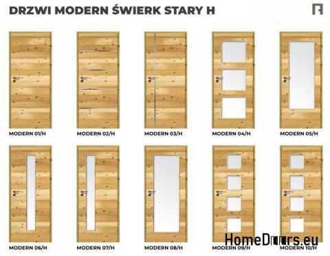 DRZWI WEWNĘTRZNE MODERN 06H ŚWIERK STARY 60