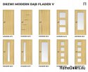 DRZWI WEWNĘTRZNE MODERN 04V DĄB FLADER 60