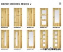 DRZWI WEWNĘTRZNE MODERN 04V JESION SĘKATY 90
