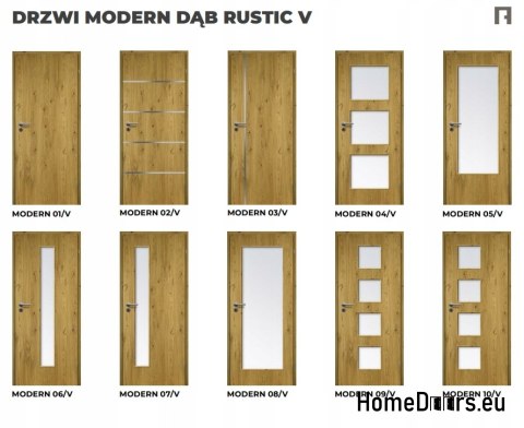 DRZWI WEWNĘTRZNE MODERN 03V DĄB RUSTIC 90