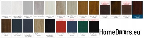WARM EXTERIOR DOOR T58 55 mm polystyrene 90 WARM EXTERIOR DOOR T58 55 mm polystyrene 90