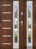 Double-leaf door with mirror thick 72 mm 130 L