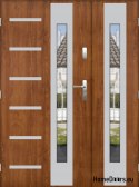 Double-leaf door with mirror thick 72 mm 130 L