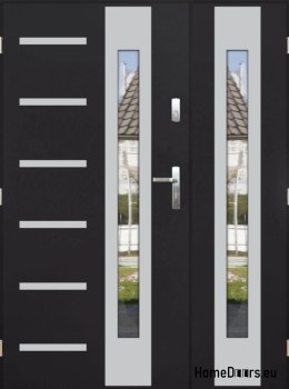 Double-leaf door with mirror thick 72 mm 150 L
