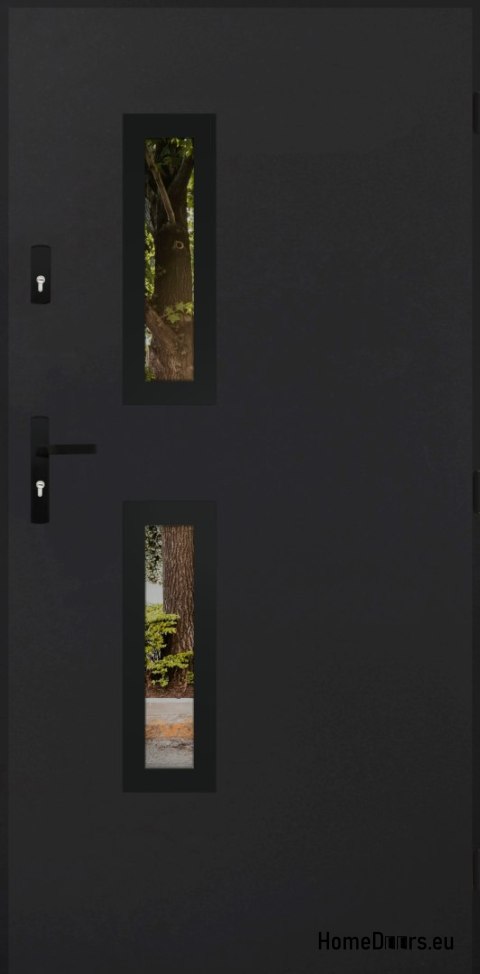 Entrance door mirror W-9 BLACK 70/80/90/100 Entrance door mirror W-9 BLACK 70/80/90/100