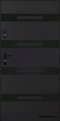 Solid exterior door A-7 BLACK 70/80/90/100