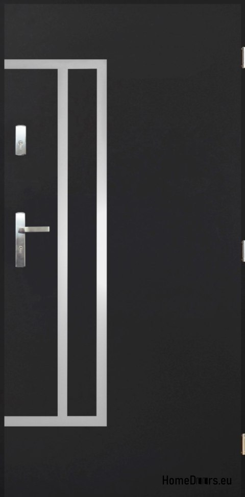 Solid exterior doors A-8 INOX 70/80/90/100 Solid exterior doors A-8 INOX 70/80/90/100