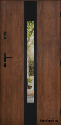 Entrance door mirror W-11 BLACK 70/80/90/100