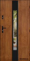 Entrance door mirror W-11 BLACK 70/80/90/100