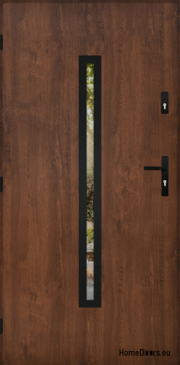 Entrance door mirror W-12 BLACK 70/80/90/100