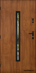 Entrance door mirror W-12 BLACK 70/80/90/100