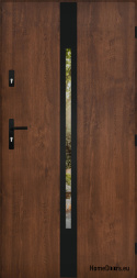 Entrance door mirror W-13 BLACK 70/80/90/100