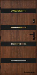 Entrance door mirror W-7 BLACK 70/80/90/100
