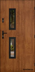 Entrance door mirror W-9 BLACK 70/80/90/100