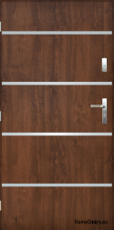 Solid exterior door A-1 INOX 70/80/90/100