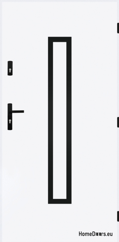 Solid exterior door A-10 BLACK 70/80/90/100 Solid exterior door A-10 BLACK 70/80/90/100