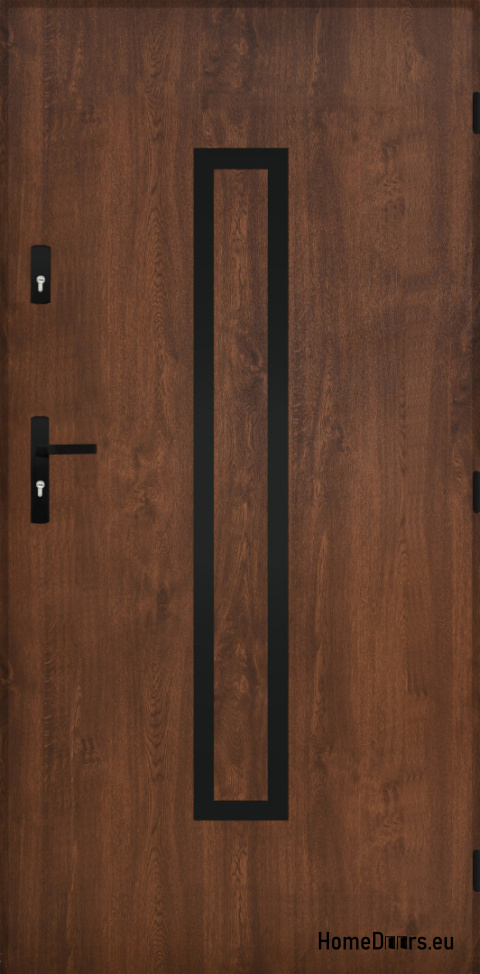 Solid exterior door A-10 BLACK 70/80/90/100 Solid exterior door A-10 BLACK 70/80/90/100
