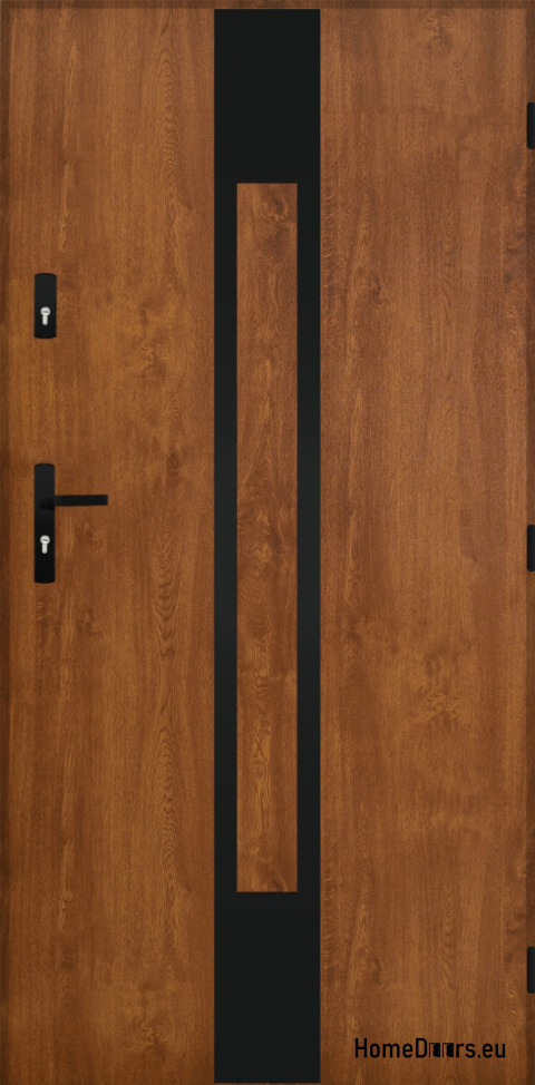 Solid exterior door A-11 BLACK 70/80/90/100 Solid exterior door A-11 BLACK 70/80/90/100