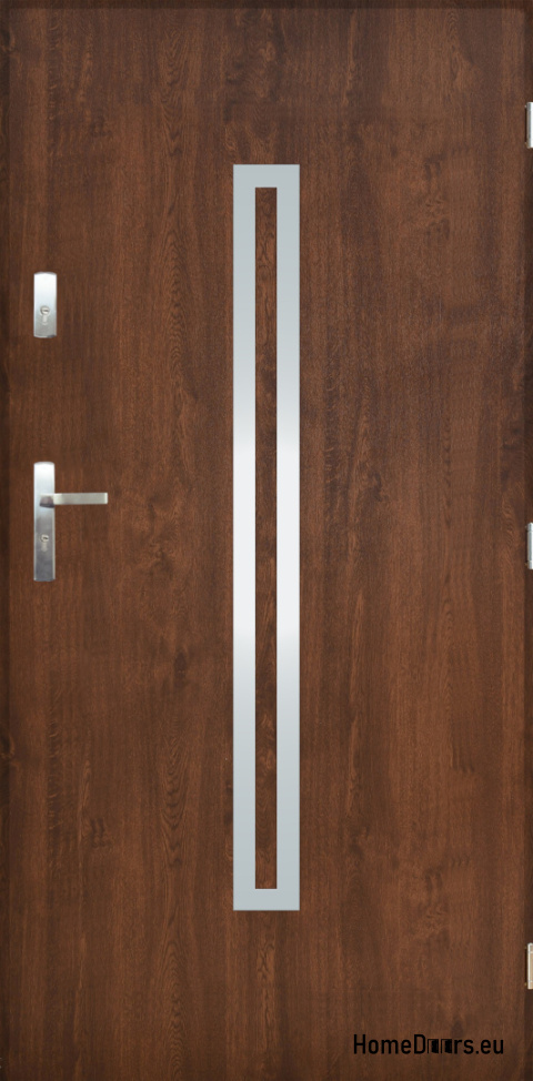 Solid exterior door A-12 INOX 70/80/90/100 Solid exterior door A-12 INOX 70/80/90/100