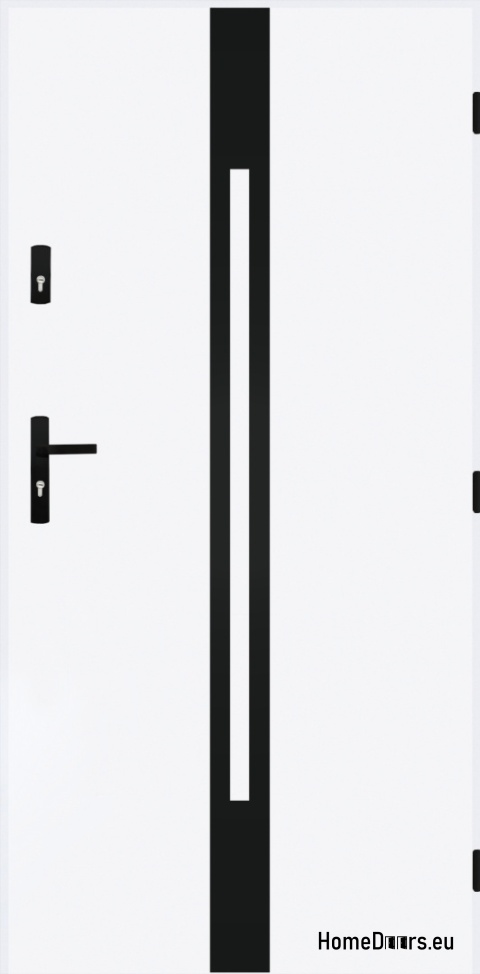 Solid exterior door A-13 BLACK 70/80/90/100 Solid exterior door A-13 BLACK 70/80/90/100