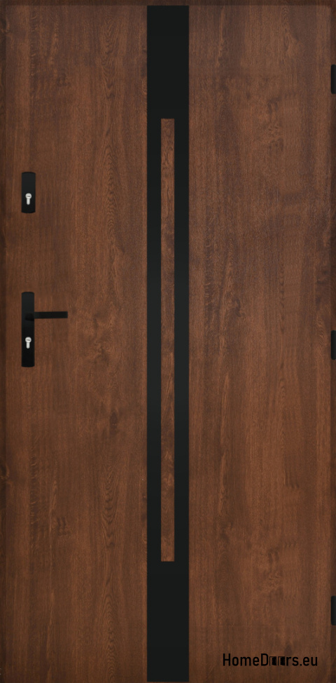 Solid exterior door A-13 BLACK 70/80/90/100 Solid exterior door A-13 BLACK 70/80/90/100