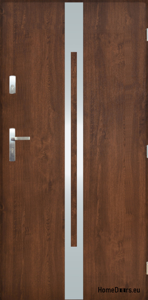 Solid exterior door A-13 INOX 70/80/90/100 Solid exterior door A-13 INOX 70/80/90/100