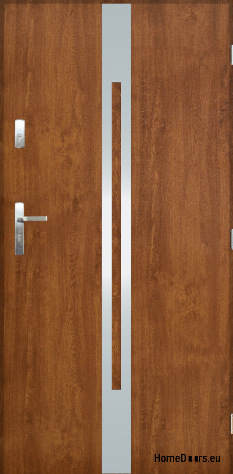 Solid exterior door A-13 INOX 70/80/90/100 Solid exterior door A-13 INOX 70/80/90/100