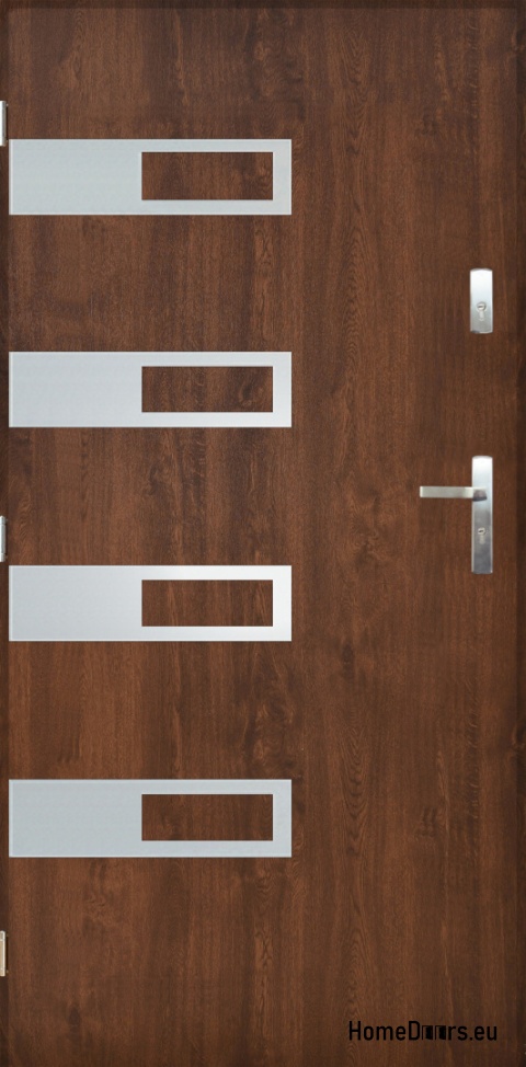 Solid exterior door A-5 INOX 70/80/90/100 Solid exterior door A-5 INOX 70/80/90/100