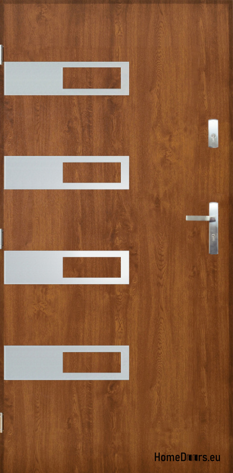 Solid exterior door A-5 INOX 70/80/90/100 Solid exterior door A-5 INOX 70/80/90/100