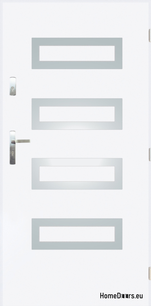 Solid exterior door A-6 INOX 70/80/90/100 Solid exterior door A-6 INOX 70/80/90/100