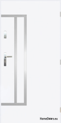 Solid exterior doors A-8 INOX 70/80/90/100