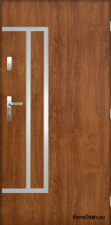 Solid exterior doors A-8 INOX 70/80/90/100