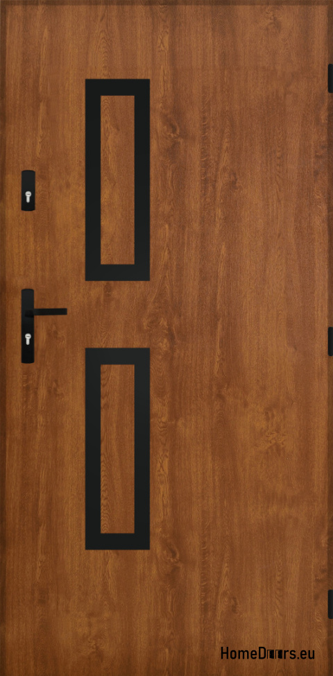 Solid exterior door A-9 BLACK 70/80/90/100 Solid exterior door A-9 BLACK 70/80/90/100