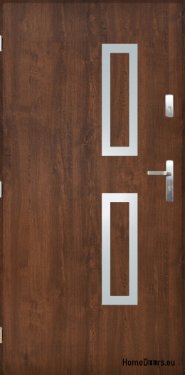Solid exterior doors A-9 INOX 70/80/90/100