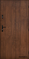 Solid exterior doors FLAT BLACK 70/80/90/100